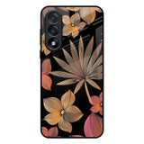 Lines Pattern Flowers OnePlus Nord 5 5G Glass Back Cover Online