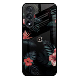 Tropical Art Flower OnePlus Nord 5 5G Glass Back Cover Online