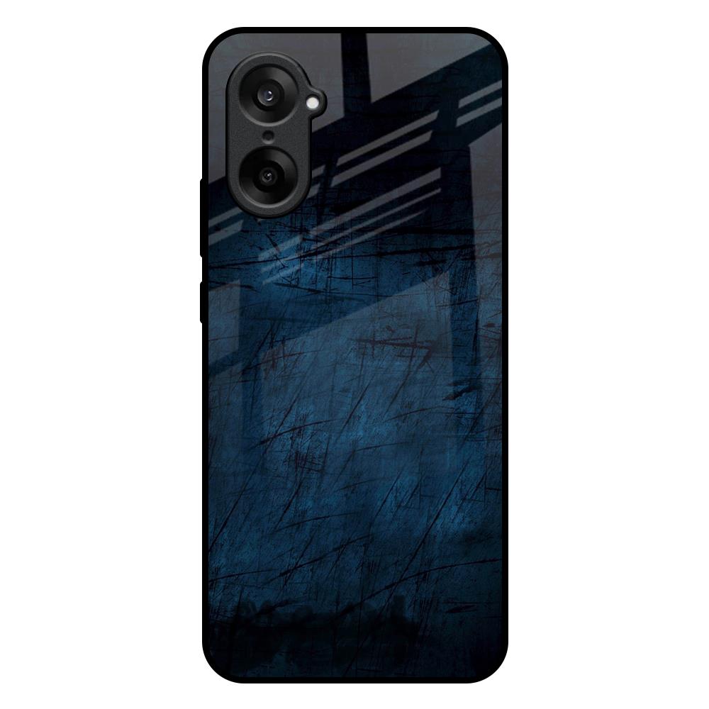 Dark Blue Grunge OnePlus Nord CE5 5G Glass Back Cover Online