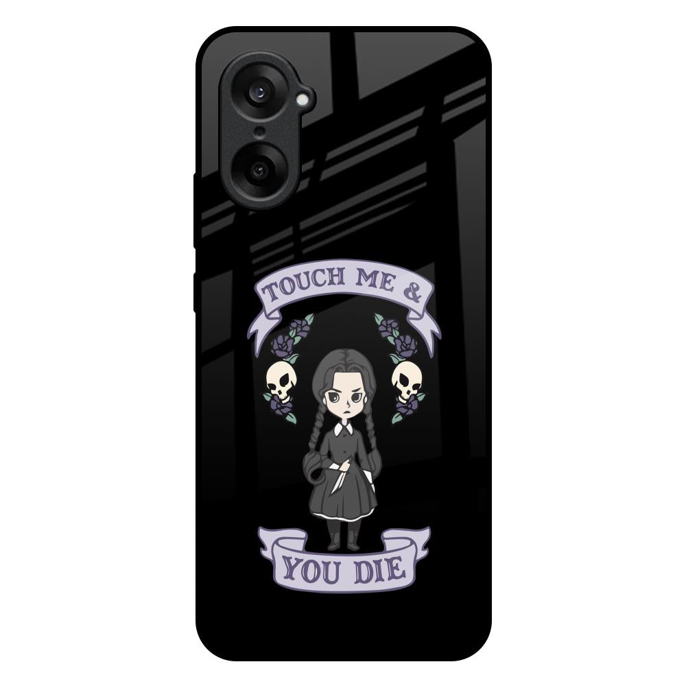 Touch Me & You Die OnePlus Nord CE5 5G Glass Back Cover Online