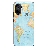 Travel Map OnePlus Nord CE5 5G Glass Back Cover Online