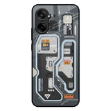 Retro Futuristic OnePlus Nord CE5 5G Glass Back Cover Online