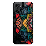 Retro Gorgeous Flower OnePlus Nord CE5 5G Glass Back Cover Online