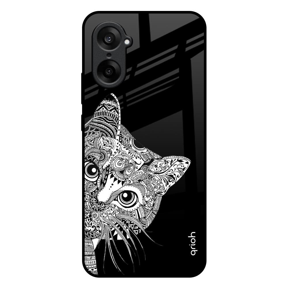 Kitten Mandala OnePlus Nord CE5 5G Glass Back Cover Online