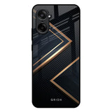 Sleek Golden & Navy OnePlus Nord CE5 5G Glass Back Cover Online