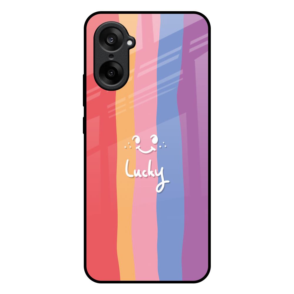 Lucky Abstract OnePlus Nord CE5 5G Glass Back Cover Online