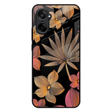 Lines Pattern Flowers OnePlus Nord CE5 5G Glass Back Cover Online