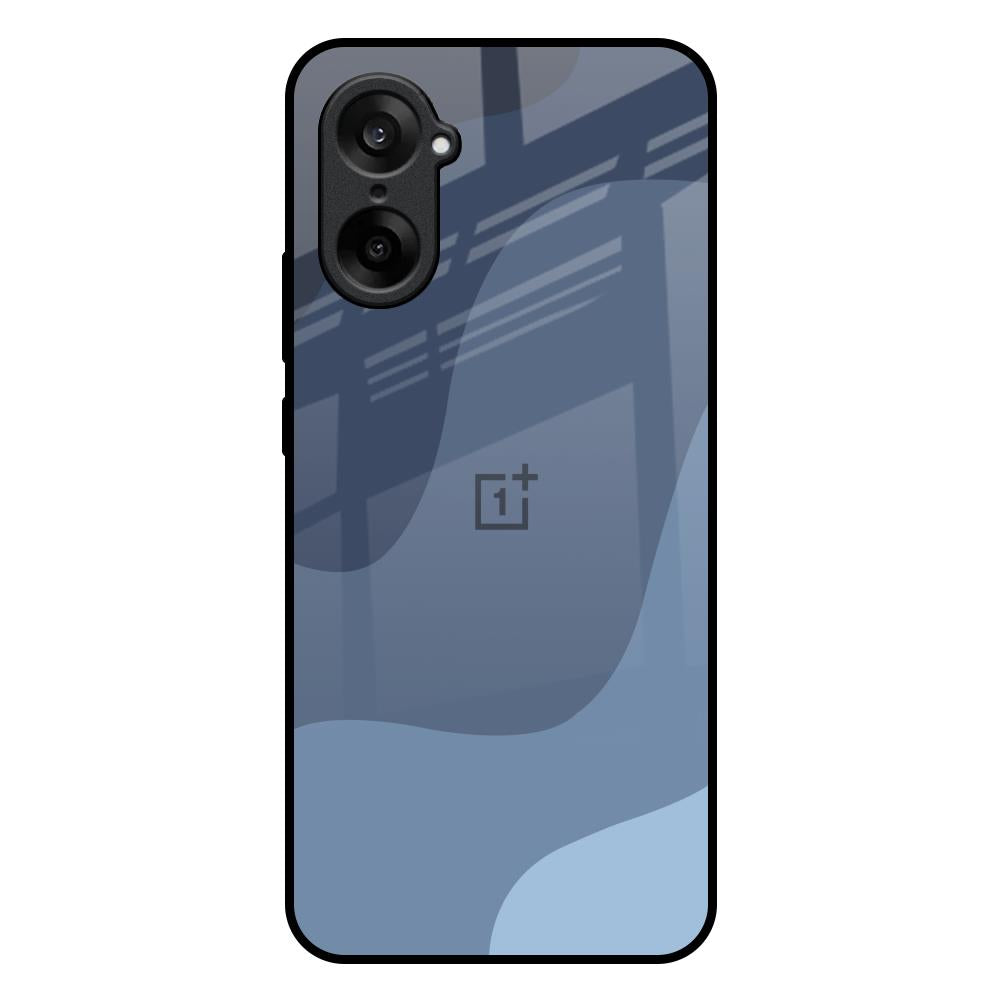 Navy Blue Ombre OnePlus Nord CE5 5G Glass Back Cover Online