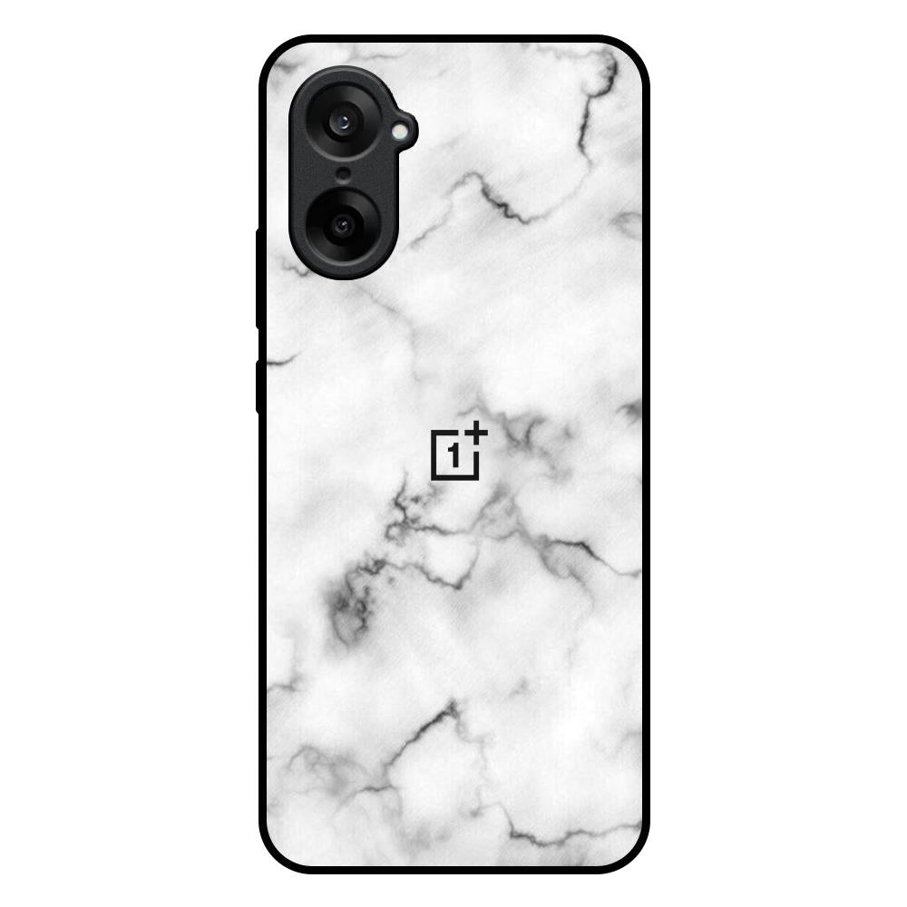 Satin White Marble OnePlus Nord CE5 5G Glass Back Cover Online