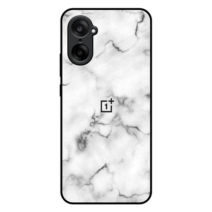 Satin White Marble OnePlus Nord CE5 5G Glass Back Cover Online