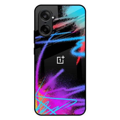Brushy Color OnePlus Nord CE5 5G Glass Back Cover Online