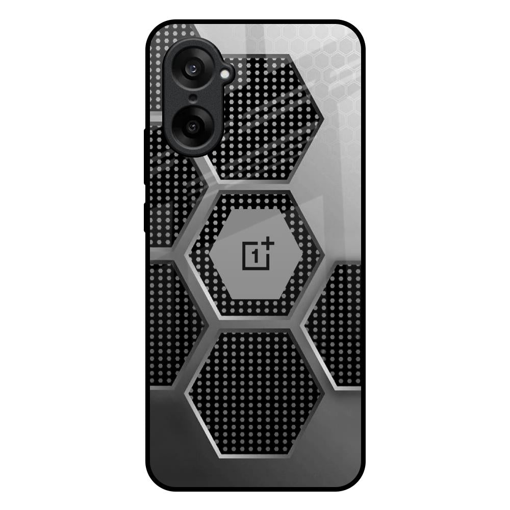 Hexagon Style OnePlus Nord CE5 5G Glass Back Cover Online