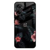 Tropical Art Flower OnePlus Nord CE5 5G Glass Back Cover Online