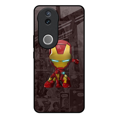 Angry Baby Super Hero IQOO Z10R 5G Glass Back Cover Online