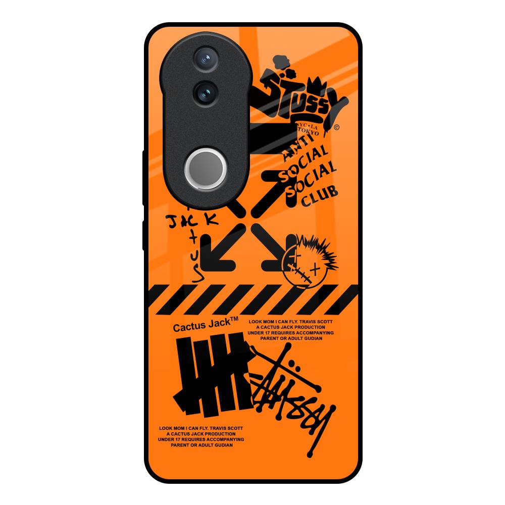 Anti Social Club IQOO Z10R 5G Glass Back Cover Online