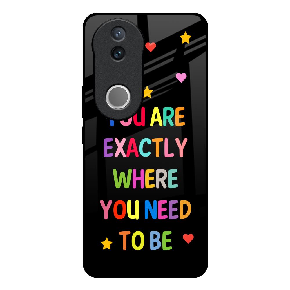 Magical Words IQOO Z10R 5G Glass Back Cover Online