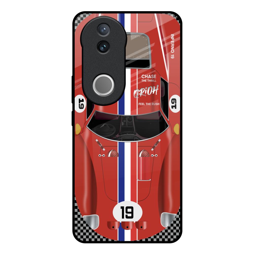 Racing Vintage IQOO Z10R 5G Glass Back Cover Online