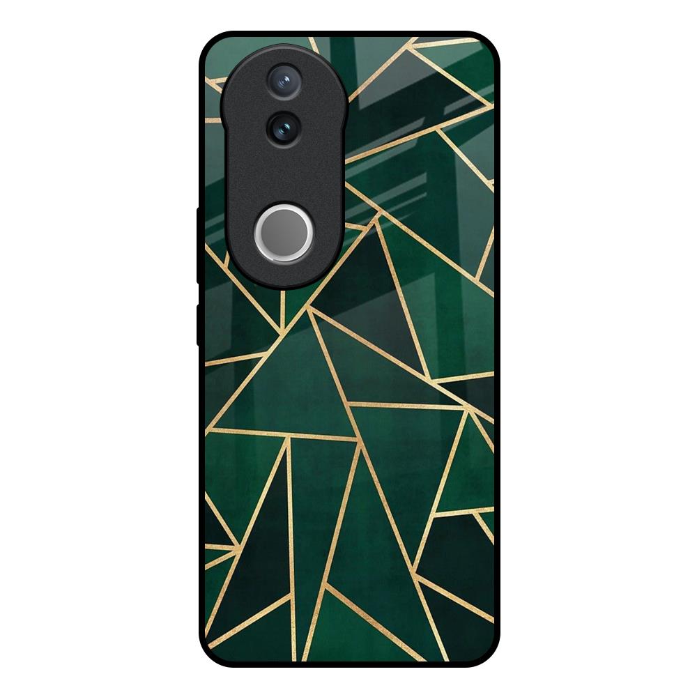 Abstract Green IQOO Z10R 5G Glass Back Cover Online