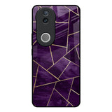 Geometric Purple IQOO Z10R 5G Glass Back Cover Online