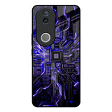Techno Color Pattern IQOO Z10R 5G Glass Back Cover Online