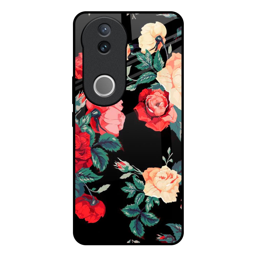 Floral Bunch IQOO Z10R 5G Glass Back Cover Online
