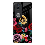 Floral Decorative IQOO Z10R 5G Glass Back Cover Online