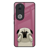 Funny Pug Face IQOO Z10R 5G Glass Back Cover Online