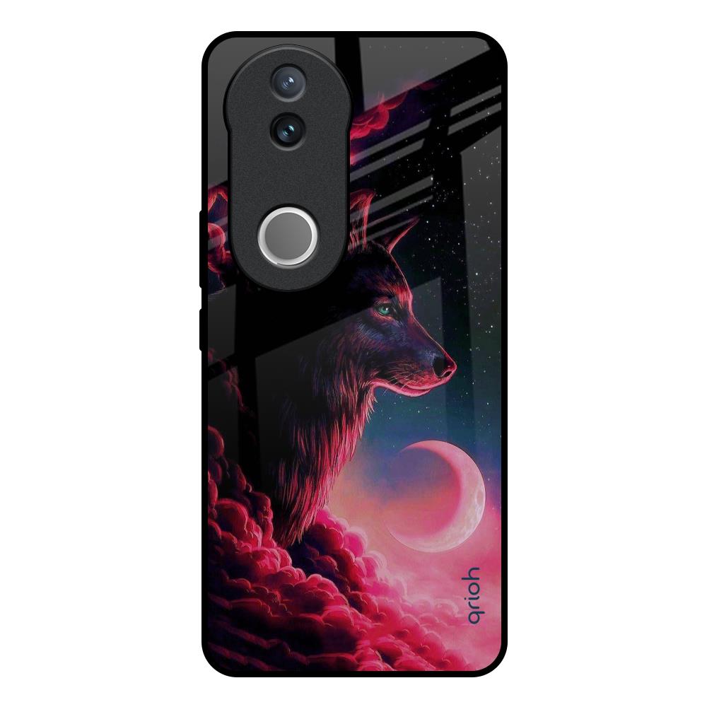 Moon Wolf IQOO Z10R 5G Glass Back Cover Online