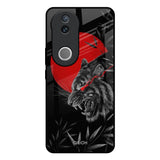 Red Moon Tiger IQOO Z10R 5G Glass Back Cover Online