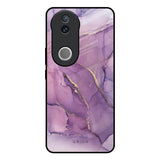 Purple Gold Marble IQOO Z10R 5G Glass Back Cover Online