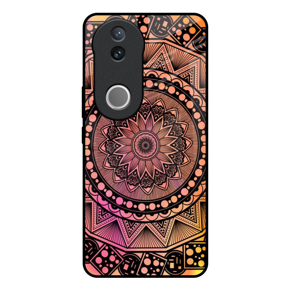 Floral Mandala IQOO Z10R 5G Glass Back Cover Online