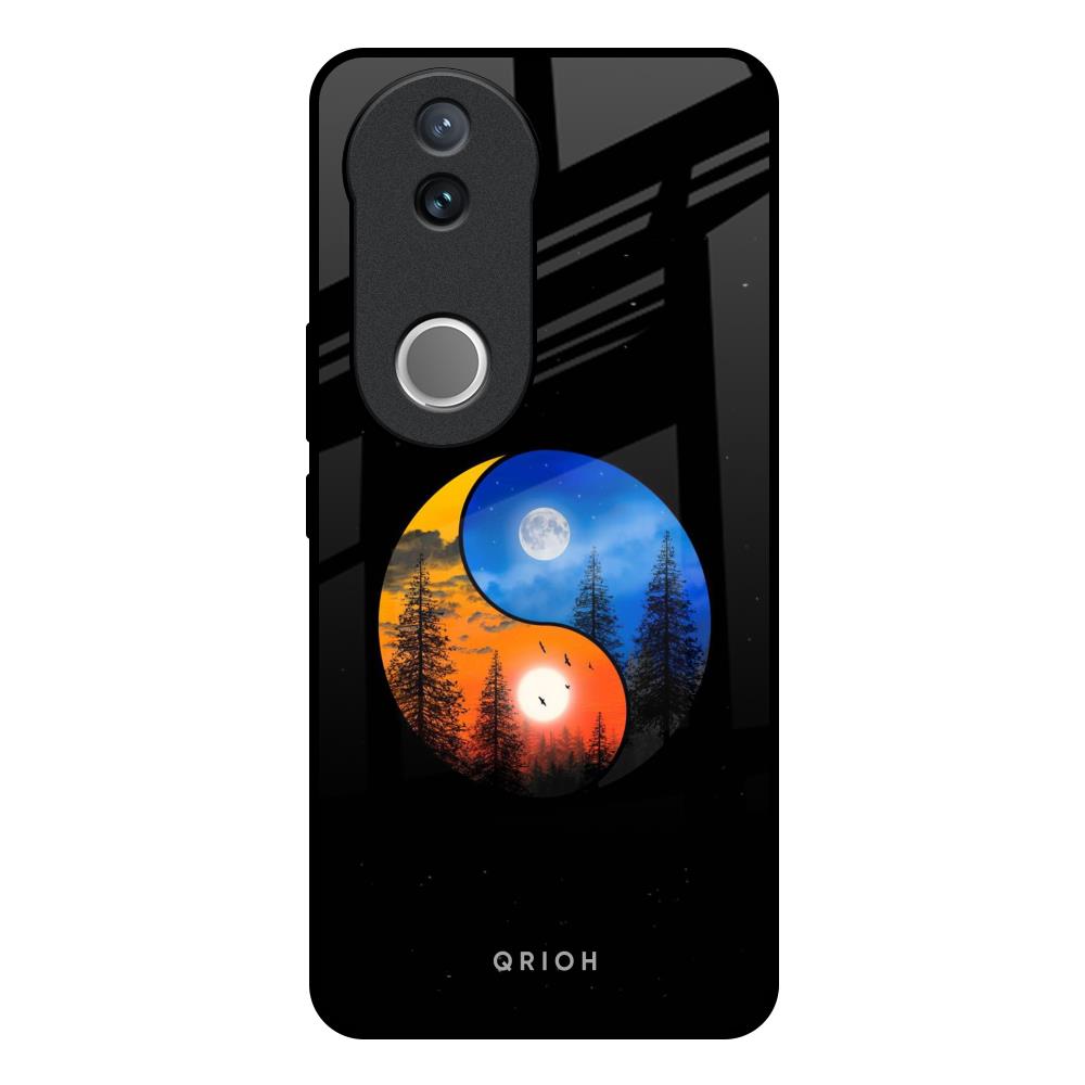 Yin Yang Balance IQOO Z10R 5G Glass Back Cover Online