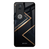 Sleek Golden & Navy IQOO Z10R 5G Glass Back Cover Online