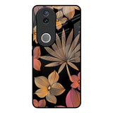 Lines Pattern Flowers IQOO Z10R 5G Glass Back Cover Online