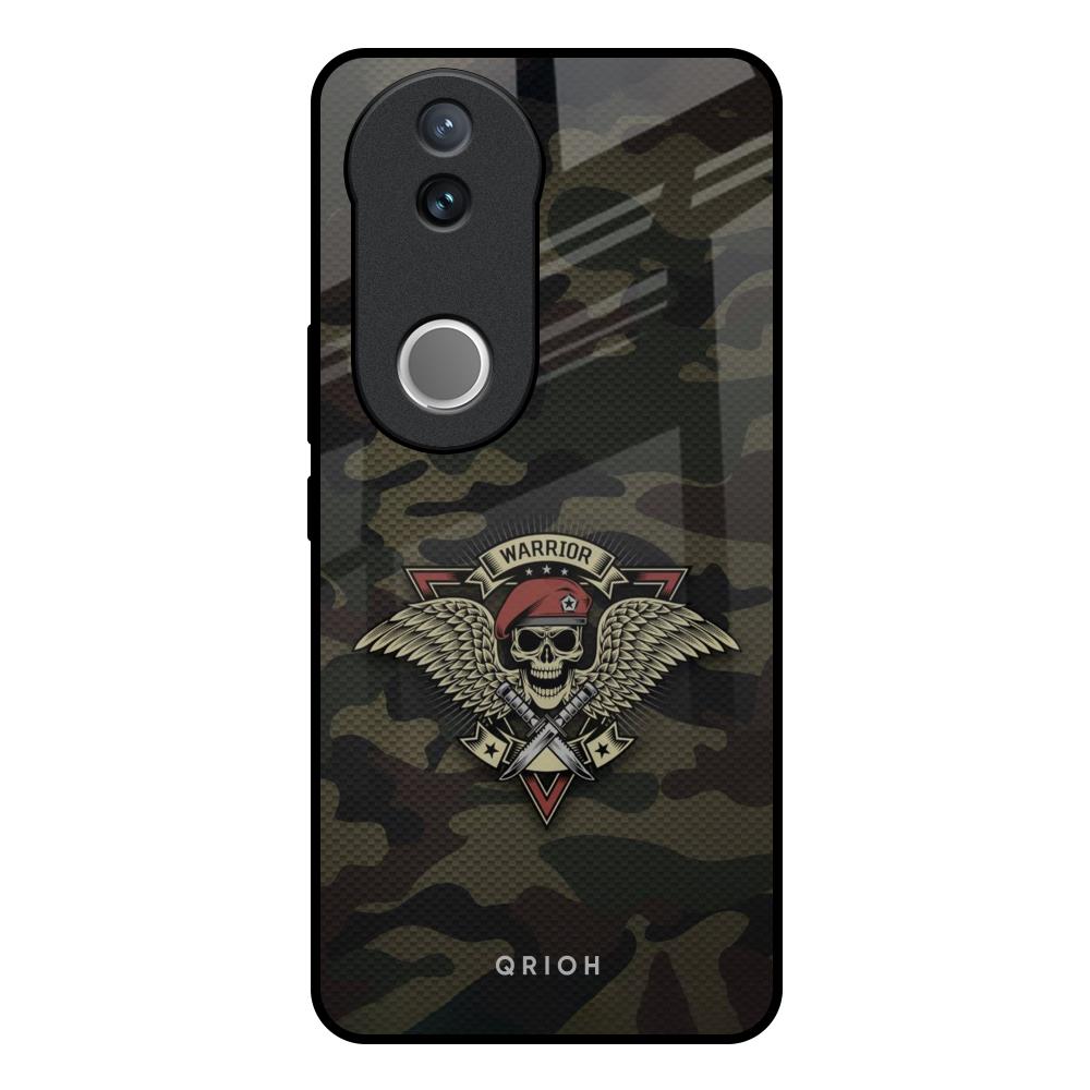 Army Warrior IQOO Z10R 5G Glass Back Cover Online