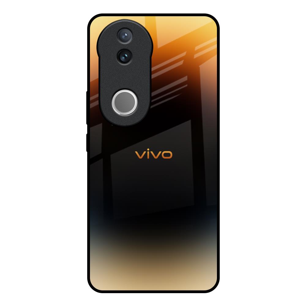 Grainy Yellow IQOO Z10R 5G Glass Back Cover Online