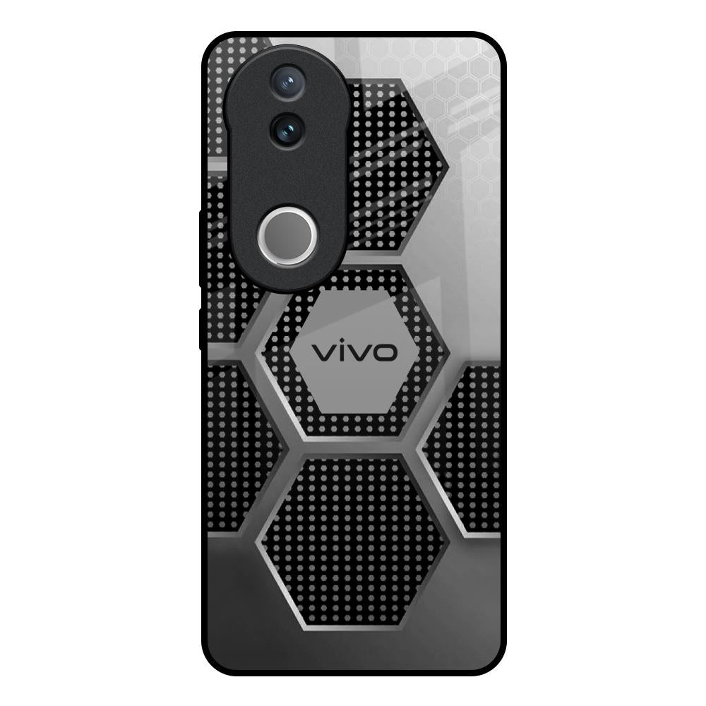 Hexagon Style IQOO Z10R 5G Glass Back Cover Online