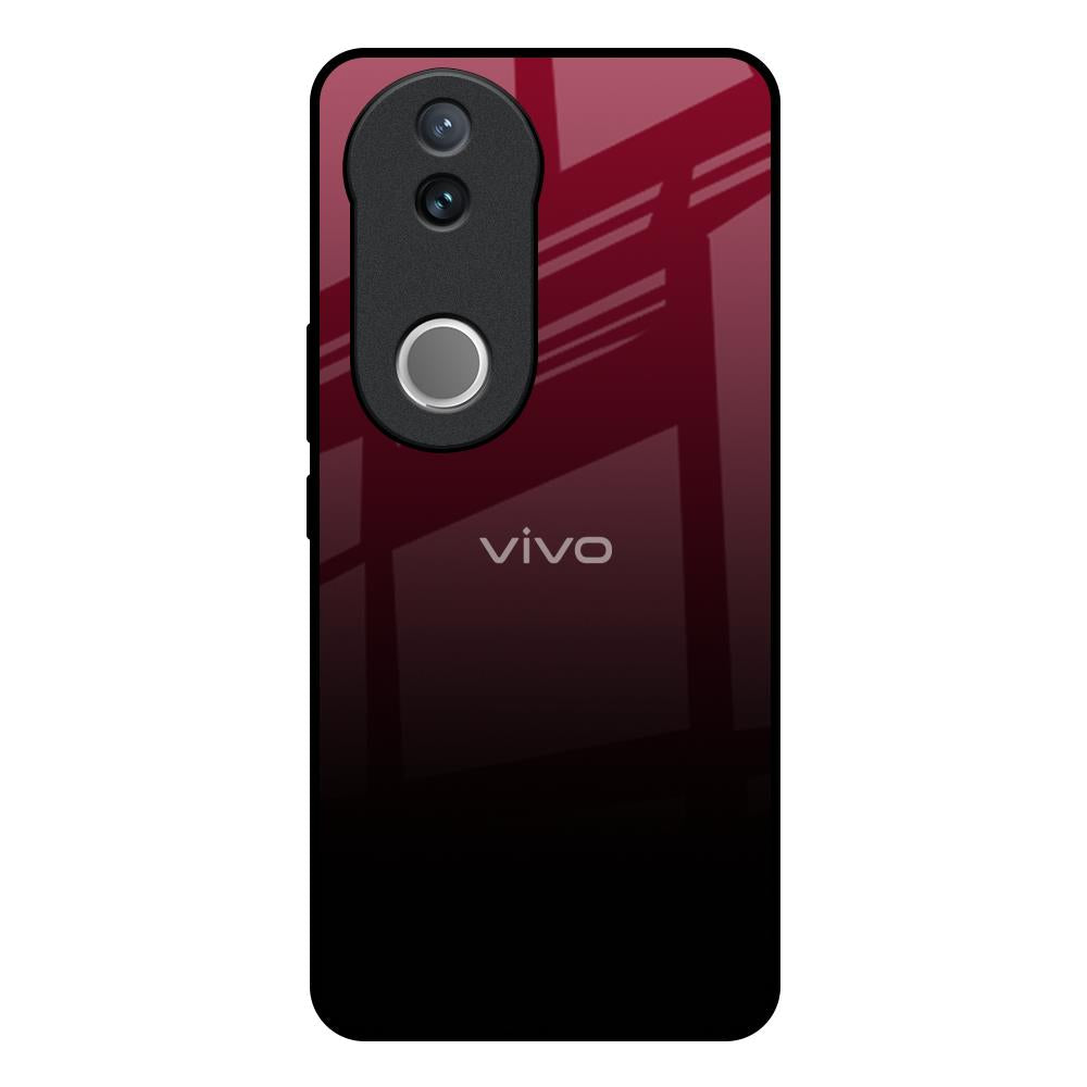 Wine Red IQOO Z10R 5G Glass Back Cover Online