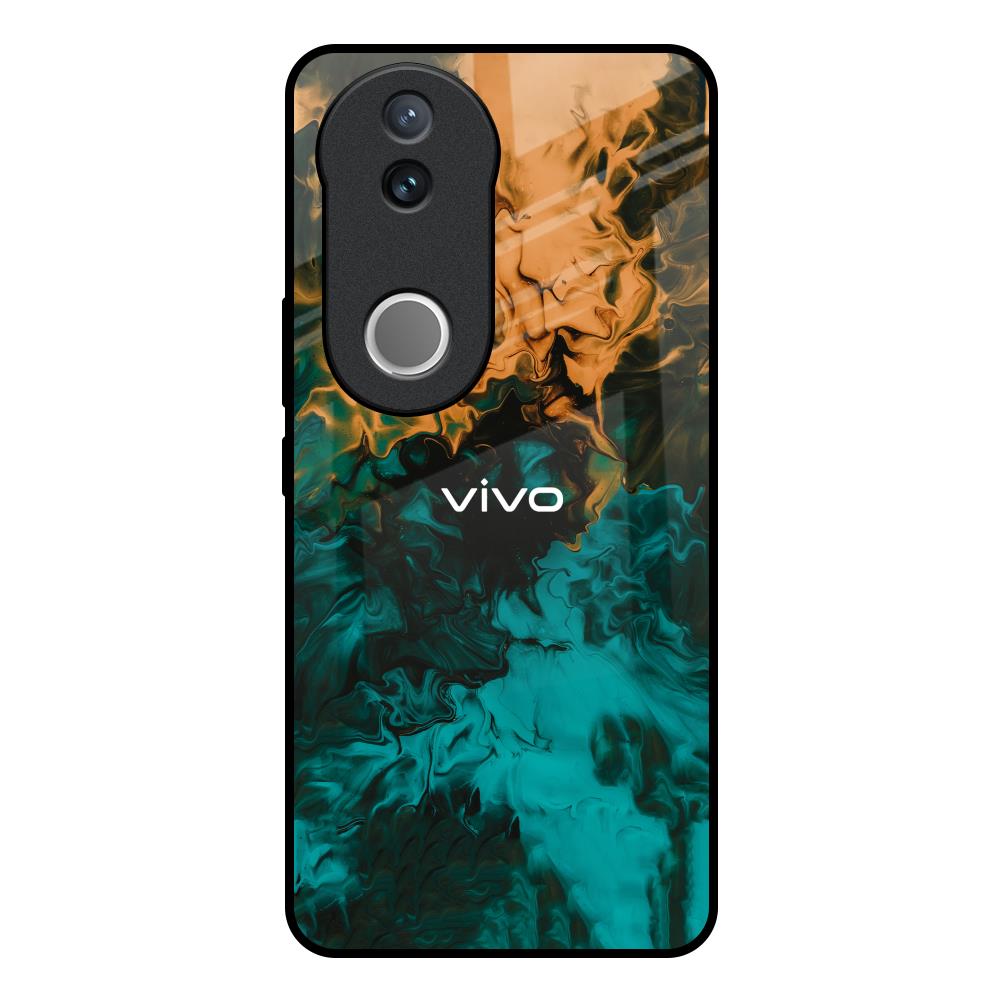 Watercolor Wave IQOO Z10R 5G Glass Back Cover Online