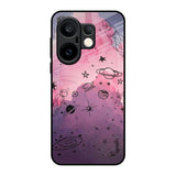 Space Doodles Vivo X200 FE 5G Glass Back Cover Online