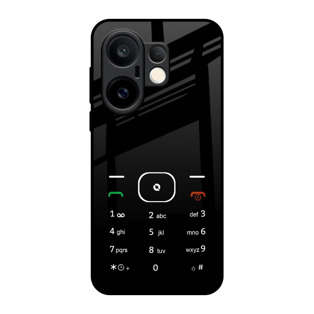 Classic Keypad Pattern Vivo X200 FE 5G Glass Back Cover Online
