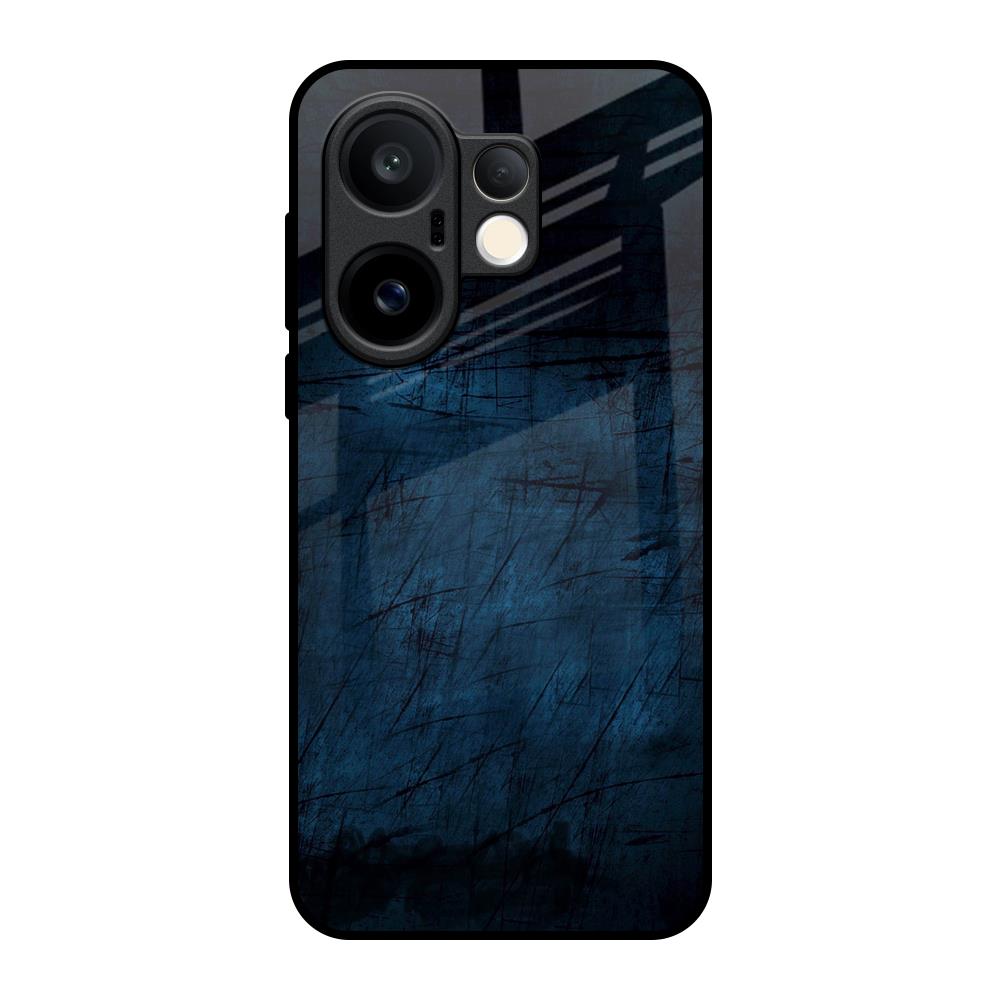 Dark Blue Grunge Vivo X200 FE 5G Glass Back Cover Online