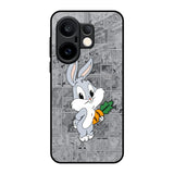 Cute Baby Bunny Vivo X200 FE 5G Glass Back Cover Online