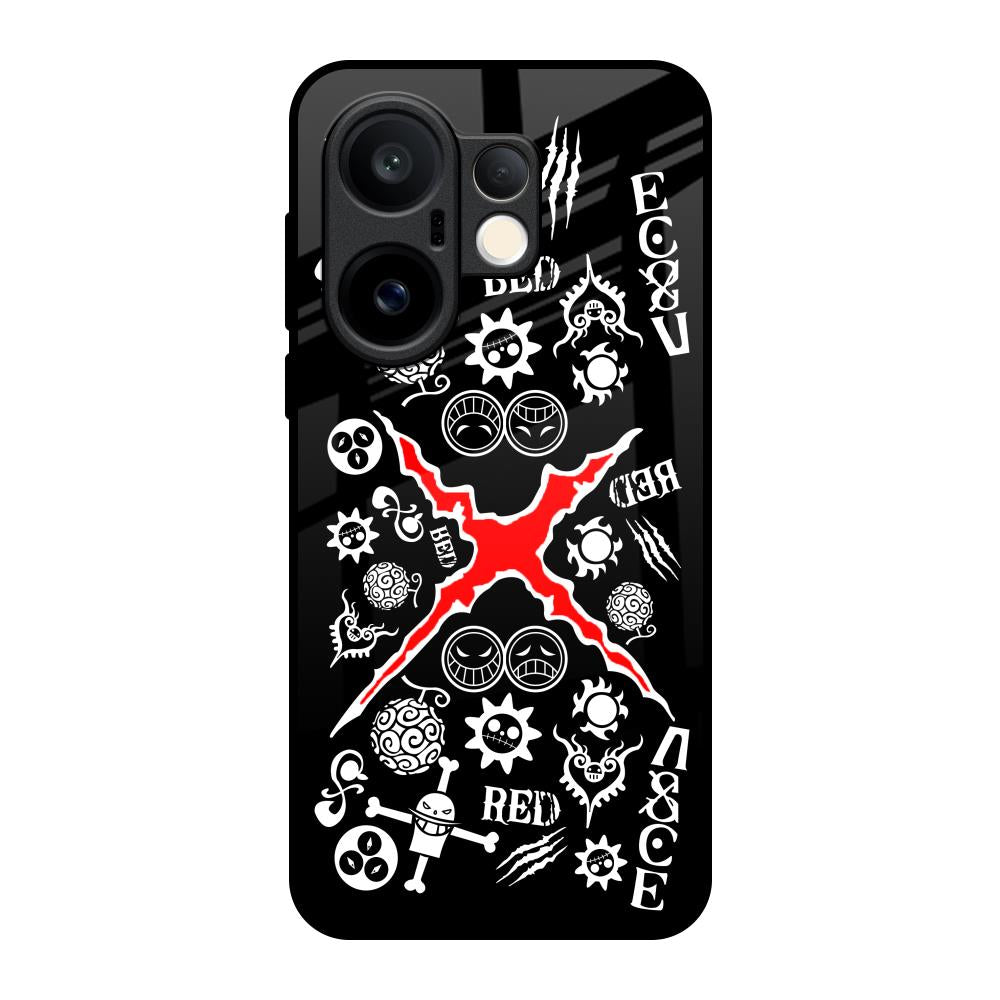 Red Zone Vivo X200 FE 5G Glass Back Cover Online