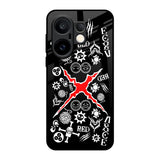 Red Zone Vivo X200 FE 5G Glass Back Cover Online