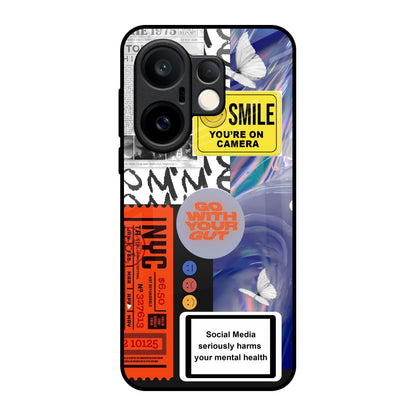 Smile for Camera Vivo X200 FE 5G Glass Back Cover Online