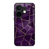 Geometric Purple Vivo X200 FE 5G Glass Back Cover Online