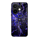 Techno Color Pattern Vivo X200 FE 5G Glass Back Cover Online