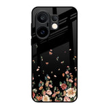 Floating Floral Print Vivo X200 FE 5G Glass Back Cover Online