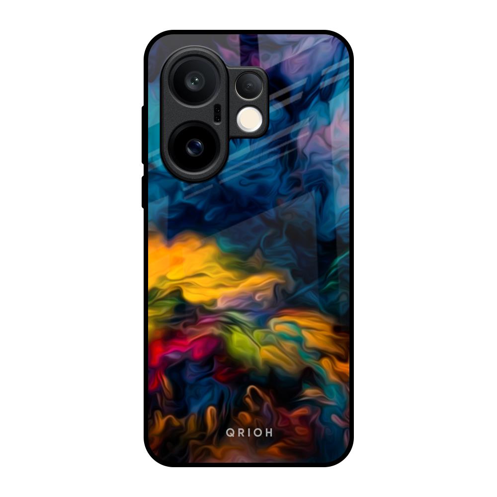 Multicolor Oil Painting Vivo X200 FE 5G Glass Back Cover Online